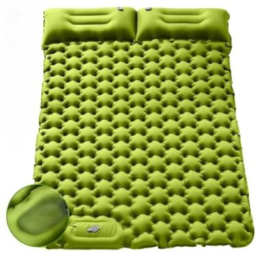 Imagem de Colchão Inflável Casal Automático Para Acampar (verde)