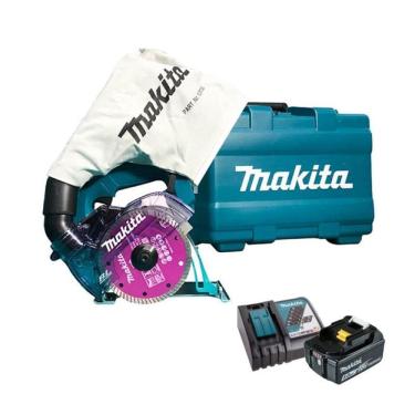 Imagem de Serra Mármore Makita 18V + Bateria 5Ah + Carregador DC18RC