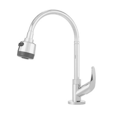 Imagem de Torneira Gourmet Mesa Monocomando Cromada 1/4 De Volta - Real Metais