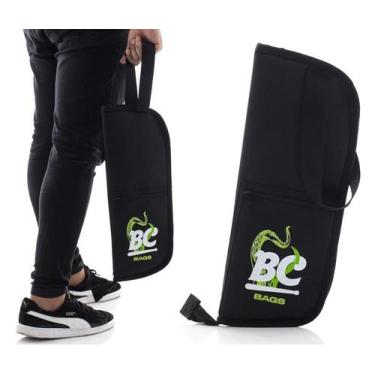 Imagem de Bag de Baquetas Batera Clube BC Octogear Black tamanho médio com bolso