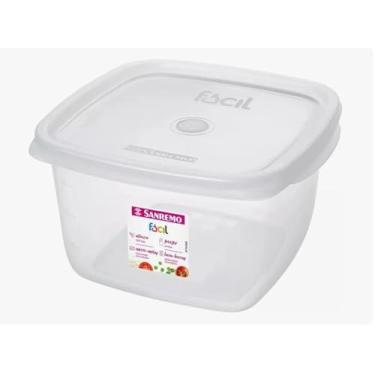 Imagem de Pote Alimentos Geladeira Congelar Transparente 3,7l Sanremo