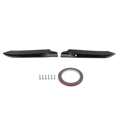 Imagem de Generic Spoiler Difusor do Para-choque Traseiro, Abs, 1 par, Resistente Ao Impacto, Divisor Lateral Duradouro do Para-choque Traseiro para 3 Séries E90 Padrão 2005-2012 (Preto brilhante)