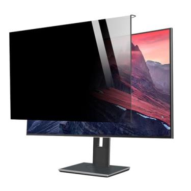 Imagem de HXLXWUSC Filtro de tela de privacidade de computador película de privacidade de computador desktop widescreen monitor capa protetora para 24 polegadas (24)