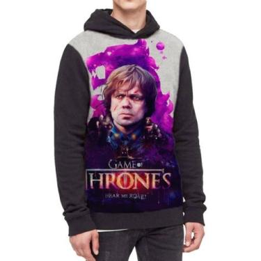 Imagem de Moletom Com Capuz Game Of Thrones Ref:157 - smoke, Preto, GG