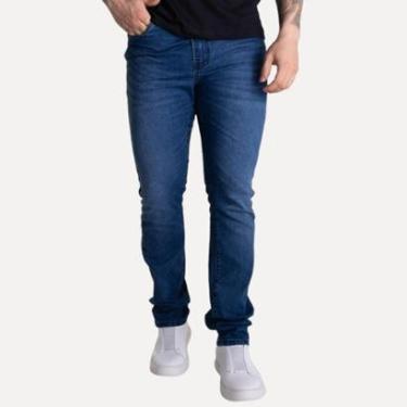 Imagem de Calça Jeans Acostamento Slim Fit Rock Azul-Masculino