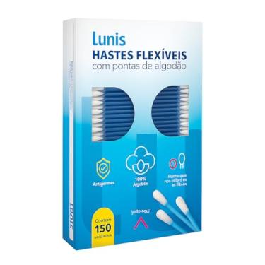 Imagem de Hastes Flexiveis Lunis Com 150 Unidades