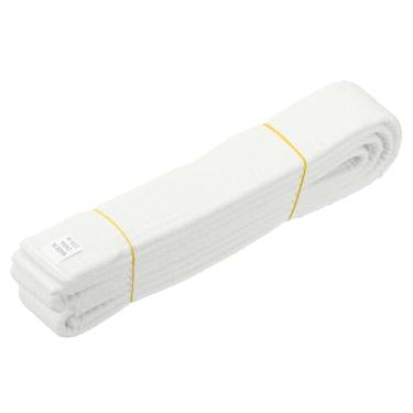 Imagem de YELARXI Cinto de karatê, cintos de classificação de artes marciais algodão sólido núcleo de camada dupla longo macio uniforme equipamento de treinamento adequado para (Taekwondo/karatê/judô/jiu-jitsu