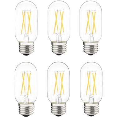 Imagem de Lâmpada de LED Edison vintage, lâmpada Edison vintage antiga 40W, lâmpada de LED E26 400 lúmens branco frio 5500K, pacote com 12 (não regulável)