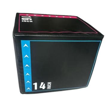 Imagem de Fenteer Caixa de salto pliométrica, equipamento de exercício de salto, caixa plyo multifuncional para treinamento de força infantil e adulto para exercícios, Style H