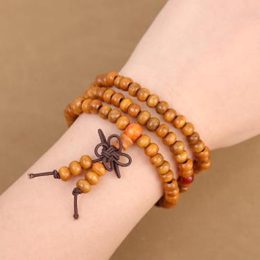 Imagem de Pulseiras de contas para homens e mulheres unissex Mala Pulseira com contas tibetano buda de oração tibetana para meditação, One Size, Pedra, Sem Pedra Preciosa