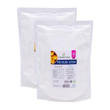 Imagem de Kit 2X: Polvilho Azedo Sem Glúten Leve Crock 500g