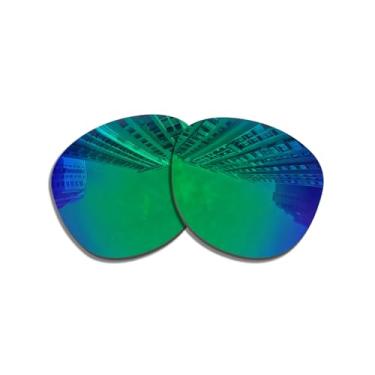 Imagem de Wetnenss Lentes de substituição para óculos de sol Oakley Latch OO9265/polarizadas de 1,5 mm/fácil de instalar (verde)