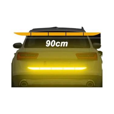 Imagem de Fita Adesiva Refletiva De Segurança Para Carro De 90cm, Adesivos Anti-