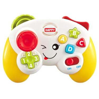 Imagem de Brinquedo De Atividades Controle Vídeo Game para bebês e crianças com som e luz Amarelo Company Kids
