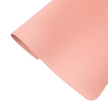 Imagem de Mouse Pad Desk Pad Grande Escritório Ergonômico Mesa em Couro Ecológico Office 90x40cm 70x30cm(70x30 - Nude)