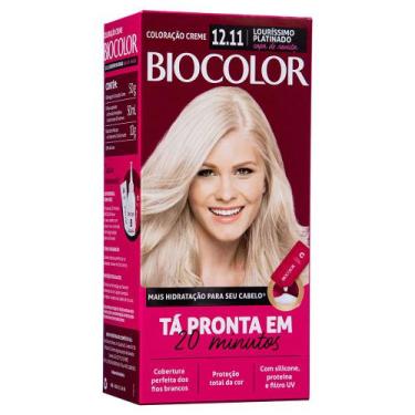 Imagem de Mini Kit Tintura Creme Biocolor Louríssimo Platinado 12.11