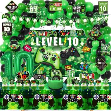 Imagem de Decorações de festa KOTLMIGHT, 10º aniversário para meninos, 148 unida