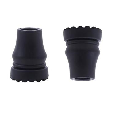Imagem de Pontas de bengala de borracha Jewelesy Heavy Duty 7/8 polegadas para b