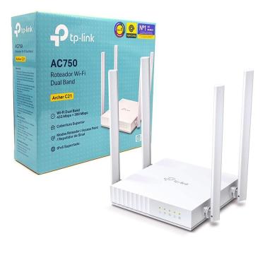 Imagem de Roteador Tp-Link Archer C21 Ac750 Wireless Wi-Fi 5 Dual Band