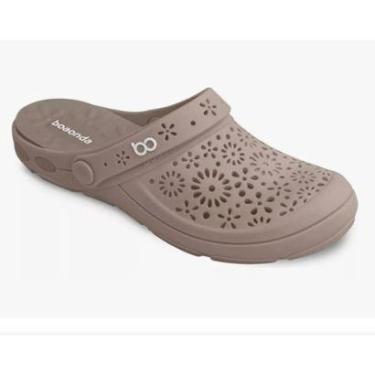 Imagem de Babuche Feminina Nellie Ortopédico BoaOnda  Anatomico Fascite plantar Esporão-Feminino