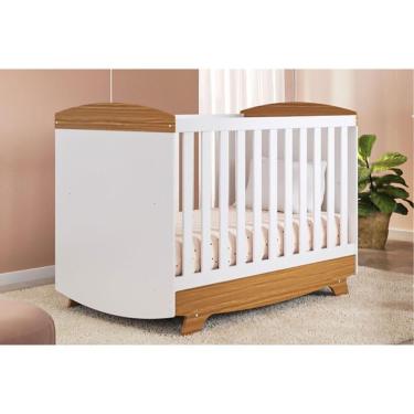 Imagem de Berço Infantil Cris 3 Em 1 Branco-amendoa - Peroba