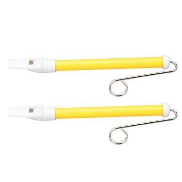 Imagem de RiToEasysports Apito Deslizante de Metal para Crianças - Instrumento Musical Profissional, Resistente a Impactos e Arranhões, Amarelo
