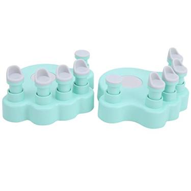 Imagem de RiToEasysports Ferramenta de Treinamento de Dedo de Piano, Corretor de Mão, Treinador de Força, Antirrugas para Iniciantes e Amantes de Piano Amadores, ABS + Silicone (Verde)