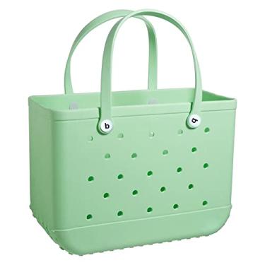 Imagem de Bolsa de Praia Lavável Bolsas Viagem Tote Abertas EVA Mão Pequena para Esportes Mercado Academia Acampamento Compras Piquenique Barco Piscina