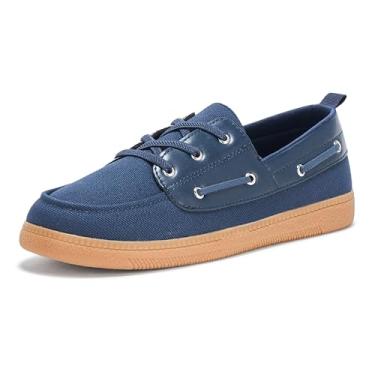 Imagem de Steve Madden Boys Shoes Tripp para meninos, Azul marino, 21