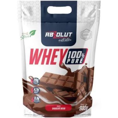 Imagem de Whey 100% pure 900g refil absolut nutrition, BEIJINHO DE COCO