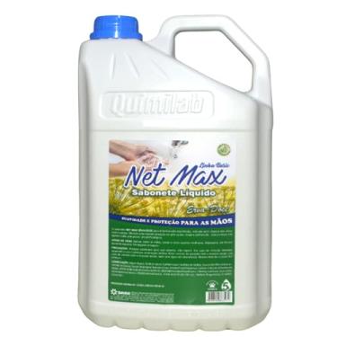 Imagem de Sabonete Líquido para Mãos e Rosto Net Max Erva-Doce Musk Quimilab (1 litro)