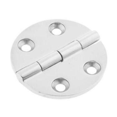 Imagem de Dobradiça Em Aço Inox Redonda 64 X 64 X 4Mm - Lifek