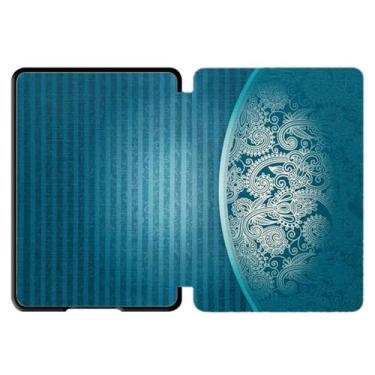 Imagem de Yzlvigrous Capa para Kindle Paperwhite 5/6/7th Gen 2012/2013/2015, Modelo Compatível com Estojo de 6 Polegadas: DP75SDI/EY21, Capa Ultra Slim PU com Sono Automático/Wake