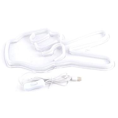Imagem de aqxreight Luz de Sinal de Néon Inovadora Lâmpada Decorativa de Vitória Alimentada por USB para Prateleira de Armário de Quarto e Quebra deslumbrante. e Nenhuma Luz Afeta a Quebra. é Fazer Gotas de Néon