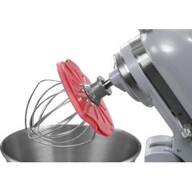 Imagem de Whisk Wiper® PRO para batedeiras – Misture sem bagunça – o melhor acessório para batedeira – Compatível com batedeiras de cabeça inclinada KitchenAid – 4,5 qt, 5 qt (cor: vermelho)