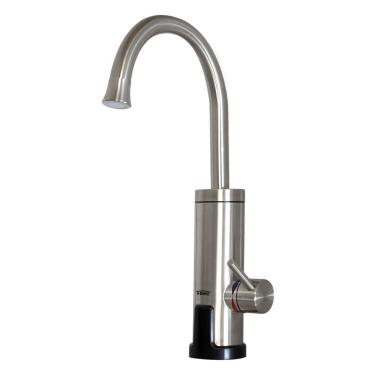 Imagem de Torneira Elétrica Fame Com Resistência Blindada De Bancada Inox Escovado 220v