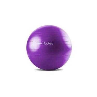 Imagem de Bola De Ginástica Pilates Hidrolight 65cm - Roxo