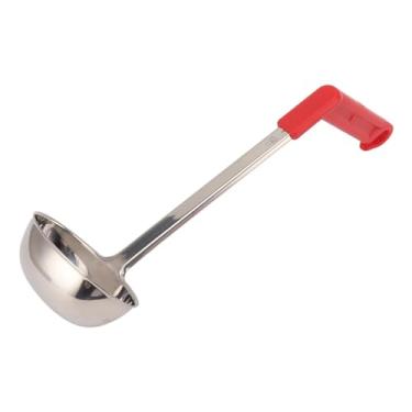 Imagem de YOUTHINK Concha de Sopa, Concha de Cozinha Com Cabo Curvo de Aço Inoxidável, Design Anti-queimadura para Chefs Domésticos (120ML)