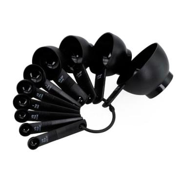 Imagem de Kit Colheres Medidores de Precisão Culinária em Plástico 10 tamanhos