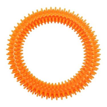 Imagem de Dynwave Anel sensorial com pontas, brinquedo antiestresse, pulseira antiestresse, massagem sensorial para o desenvolvimento de crianças, adultos e, Laranja