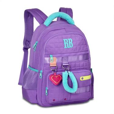 Imagem de Mochila De Costas Rebecca Bonbon Oficial Chaveiro Pelúcia - Clio Style