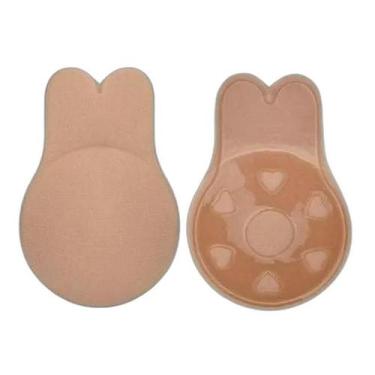 Imagem de Sutia Invisível Orelho De Coelho Adesivo M - Nude - Nao Informada