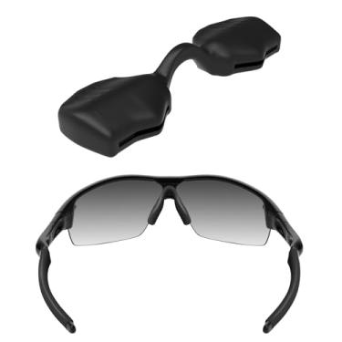 Imagem de ToughAsNails Almofadas de nariz de substituição pretas asiáticas grandes para óculos de sol Oakley Radar Path/RadarLock Path/Radar EV Path/Radar EV Path XS