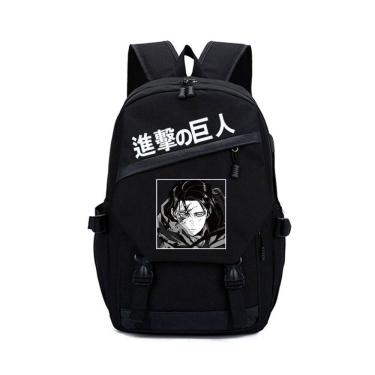Imagem de Mochila Attacks on Titans Levis Ackermans Cartoon Kids