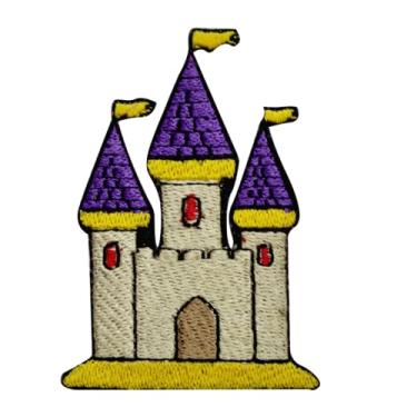 Imagem de Emblema Castle Kids bordado a ferro na costura para roupas 9,5 x 8 cm
