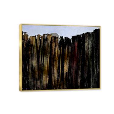 Imagem de Max Ernst Poster La forêt Reproduções de pinturas famosas Surrealismo Tela de arte de parede Max Ernst Decoração de parede para presentes de sala de estar 80 x 60 cm (32 x 24 polegadas) Emoldurado