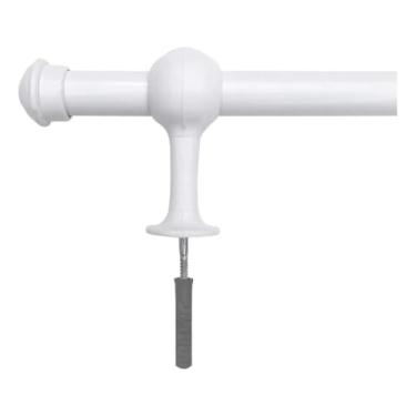 Imagem de Varões de Madeira 2,00m x 19mm - Premium para Cortina e Decoração de Casa varão de cortina para Casa Sala Quarto(BRANCO,2 UNIDADE)