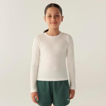 Imagem de Blusa Manga Longa Fila Essentials Canelada Juvenil-Unissex