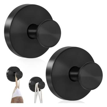 Imagem de BIOBO Ganchos de ventosa para chuveiro e banheiro - Cabides de guirlanda para porta da frente pendurados até 6,8 kg sem ganchos de broca para vidro, espelho, azulejo - comporta toalhas, roupões, bucha