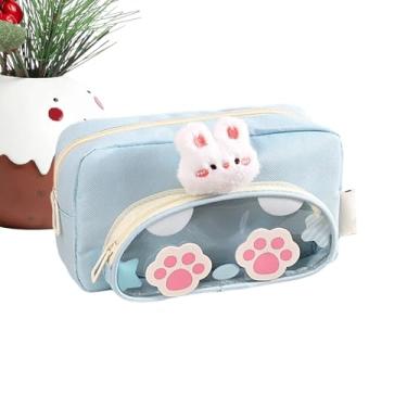 Imagem de Estojo Escolar Grande | Estampado Animal com Zíper para Armazenar Material Escolar - Organizadora Para Material - Para Uso E Profissional